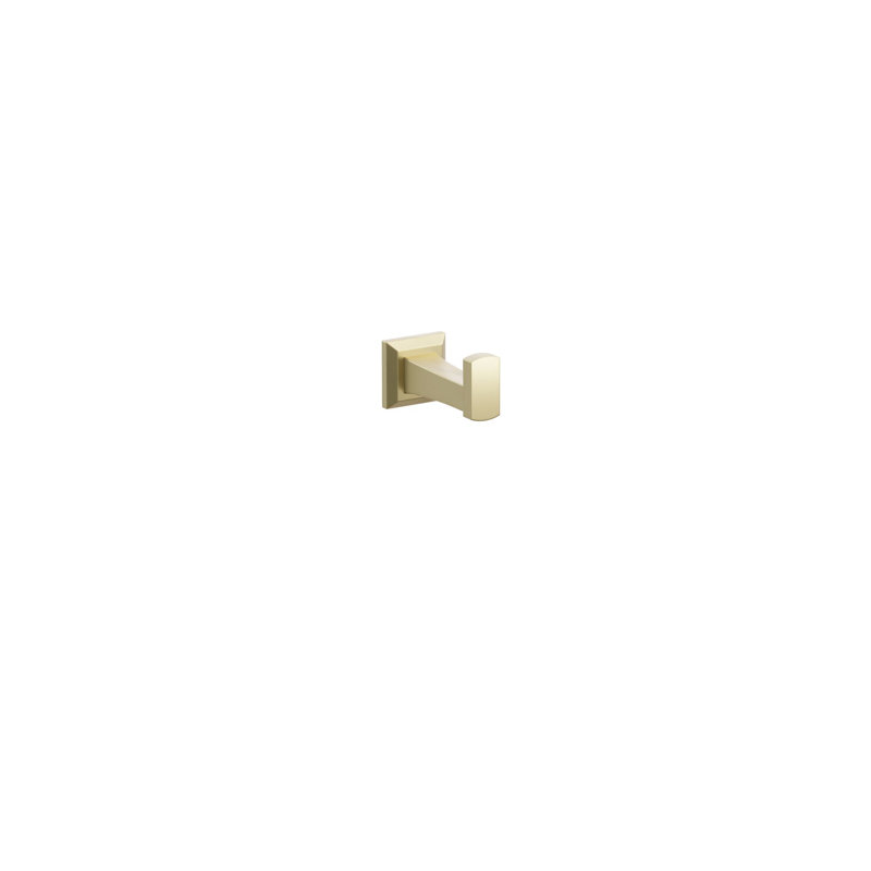 Single Robe Hook, Satin Brass