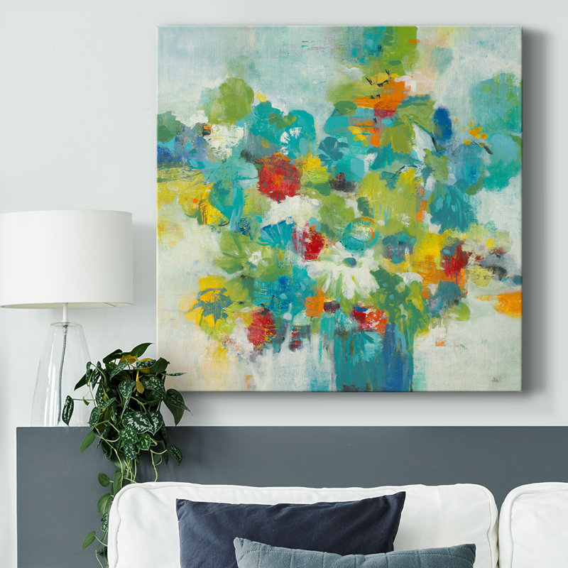 Peinture sur toile, H 40 po x l 40 po
