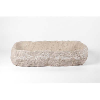 Natural Stone Vessel Bathroom Sink Rustic Boise Marble