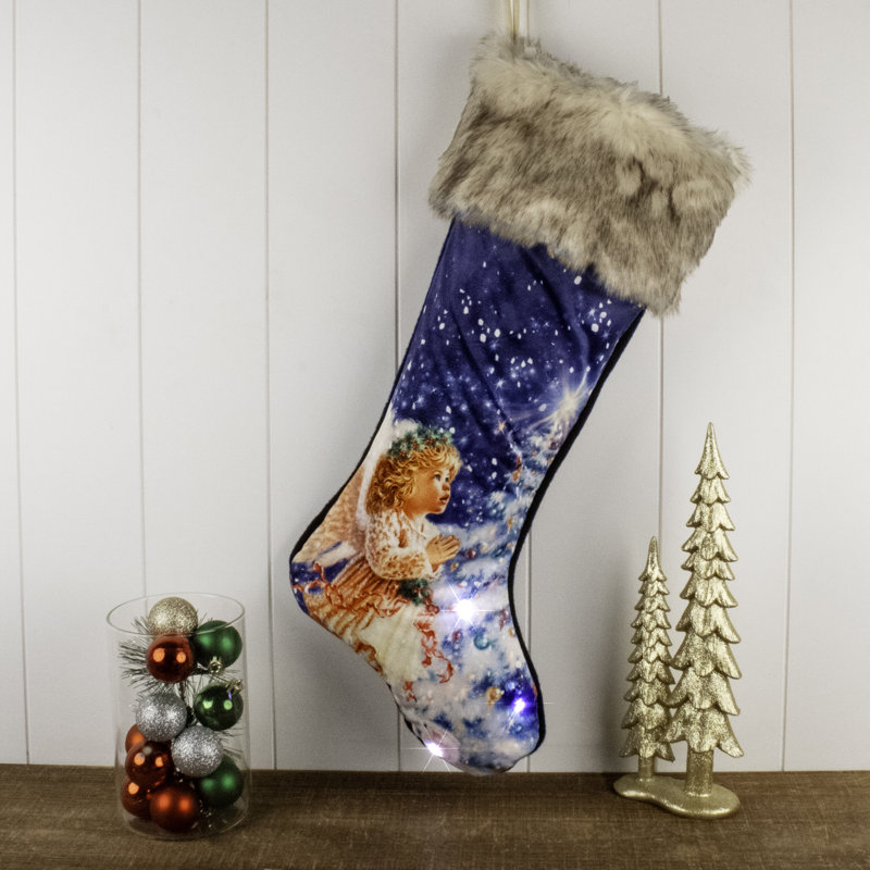 Chaussette de Noël ange
