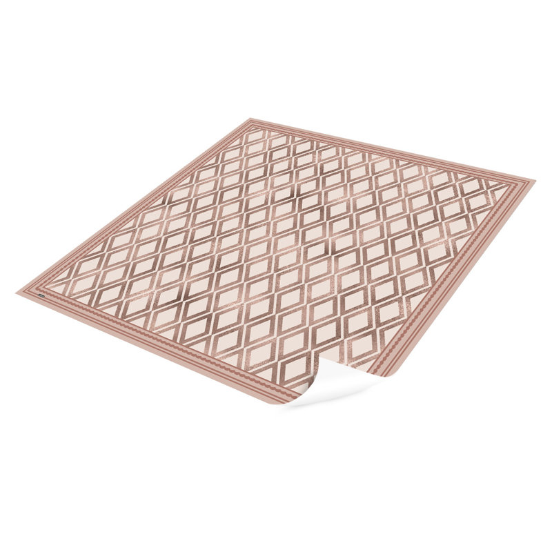 Monaghan Non-Slip Geometric Indoor Doormat, Square 136cm