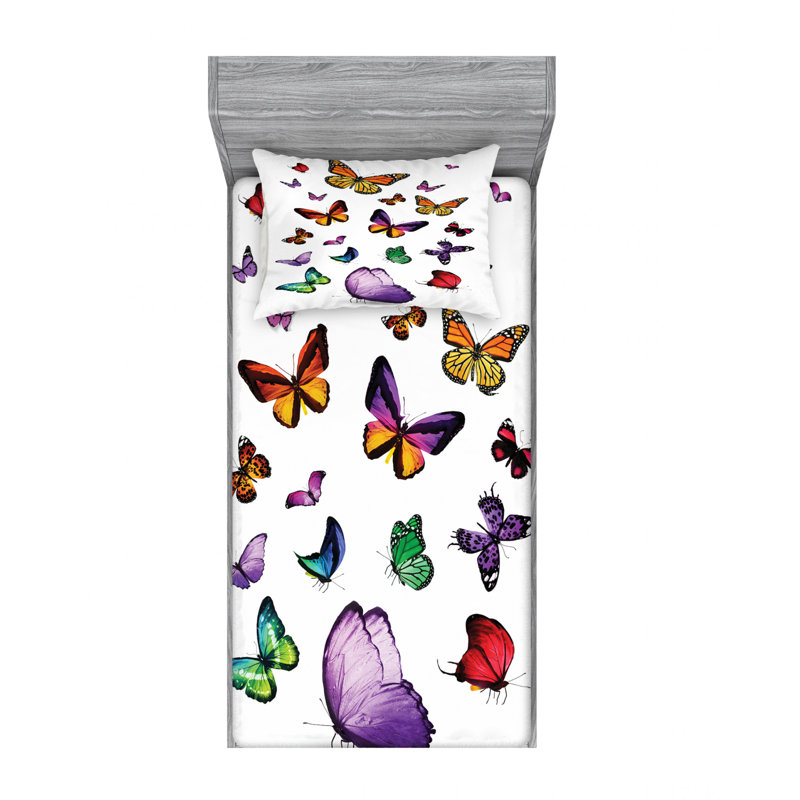 Microfiber Sheet Set, Twin XL Sheet Set with Fitted Sheet