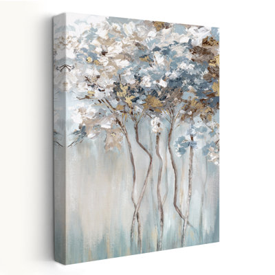 Trees And Nature Blue Forest Art