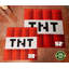 Tapis Minecraft Tnt Block | Tapis Tnt Block Minecraft | Tapis carré 39 po-71643403