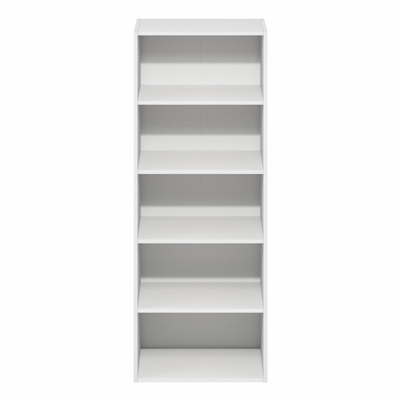 Bibliothèque à 5 niveaux Furinno Basic, (5 tablettes) H 43,66 po x l 16,61 po x P 11,42 po