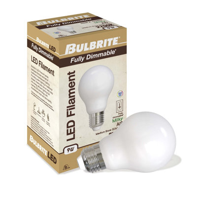 9 Watt (75 Watt Equivalent), A19 LED, Dimmable Light Bulb, Warm White E26/Medium (Standard) Base