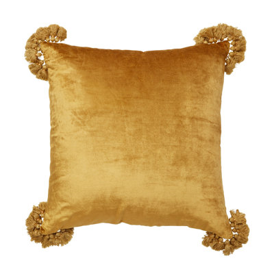 Raj Velvet Square Pillow Cover & Insert