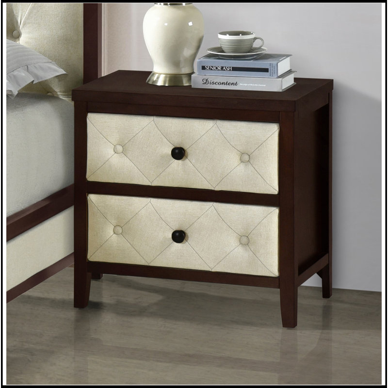 Magnifique table de chevet 1Pc, Espresso