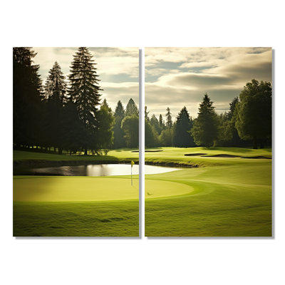 Golf Fairway Serenity - Modern Wall Art