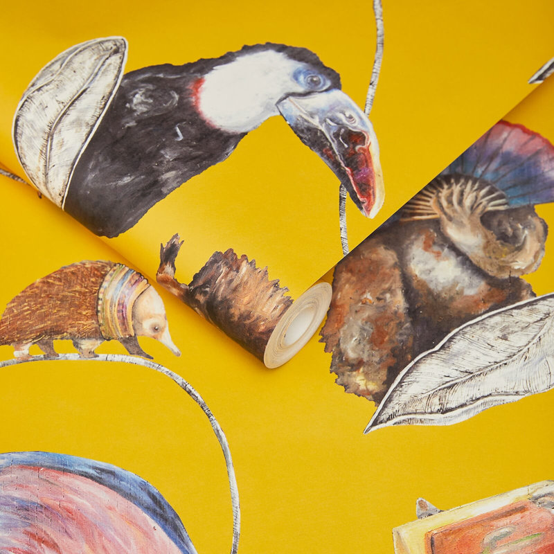 Hackney Empire Wallpaper, Ochre