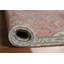 Tapis rose médaillon en laine 3x5