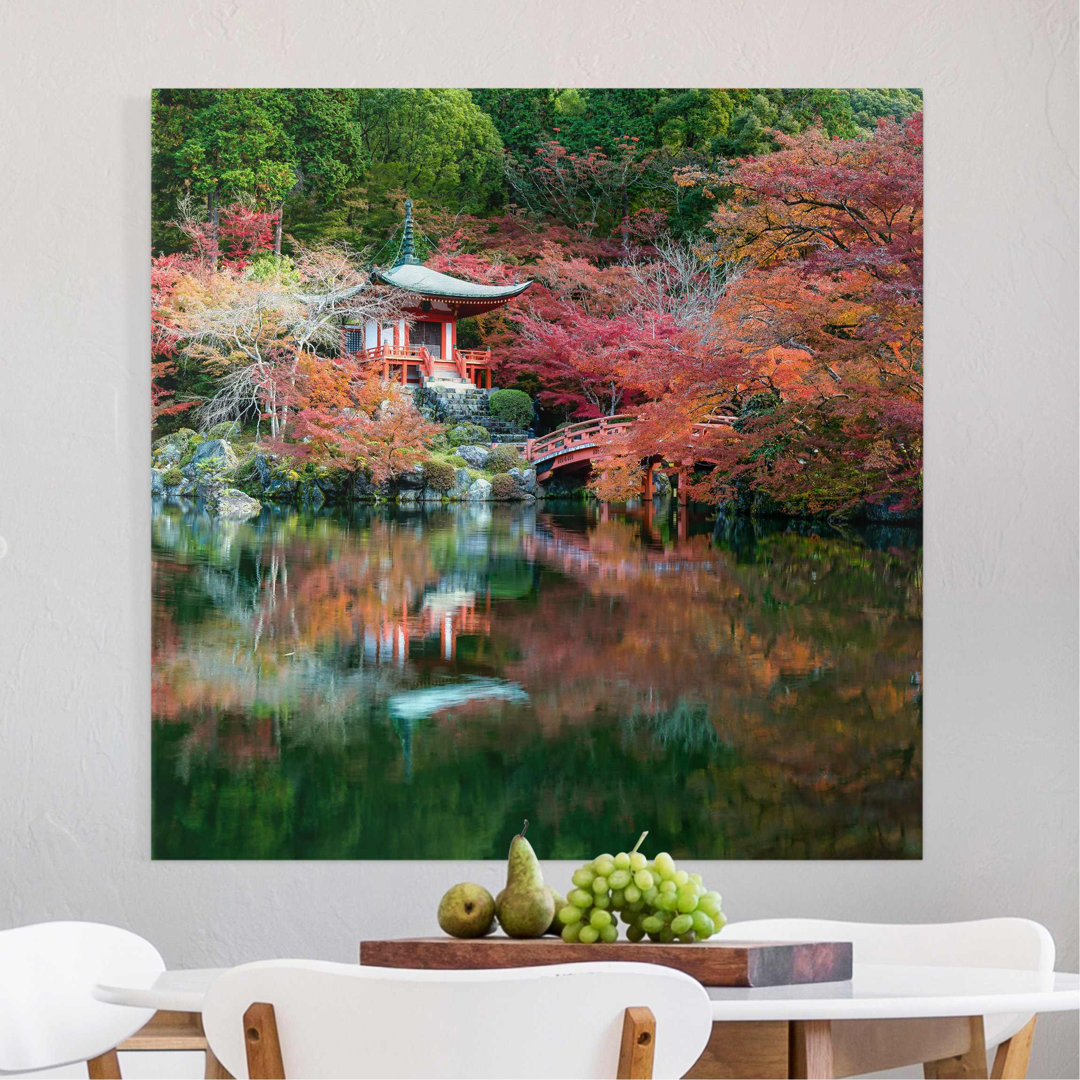 Leinwandbild Daigo Ji Tempel im Herbst