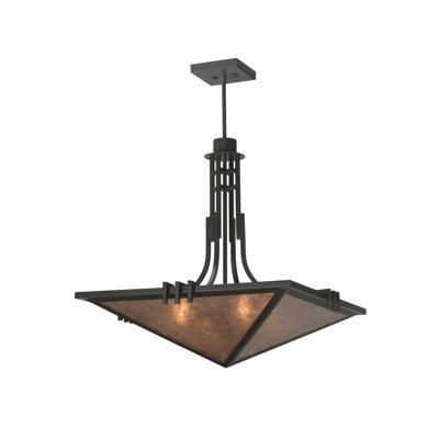 Luminaire suspendu bol 4 lumières unique