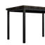 4 chaises de salle à manger avec structure en acier soudées - 5 pièces