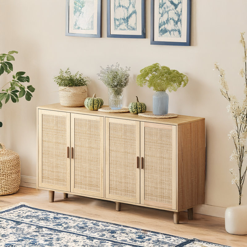 Armoire de rangement 62,6 po, Naturel