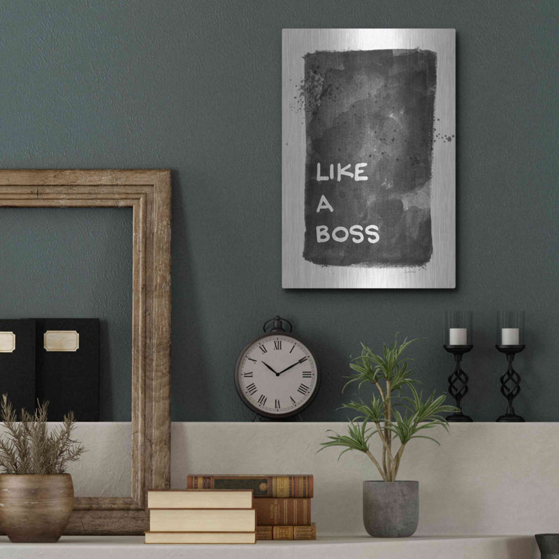 «Like A Boss» par Linda Woods, H 16 po x l 12 po