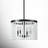 4 - Light Dimmable Boho Chandelier With Wooden Beads-1009146548