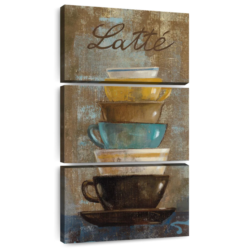 Antique Coffee Cups II, 27" H x 12" W
