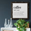 Coffee Définition - cadre photo, art textuel sur toile-428620783-428748431