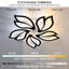 Hyslop Dimmable 5-Light 55cm LED Integrated Semi Flush Mount with Remote Control-1065868698