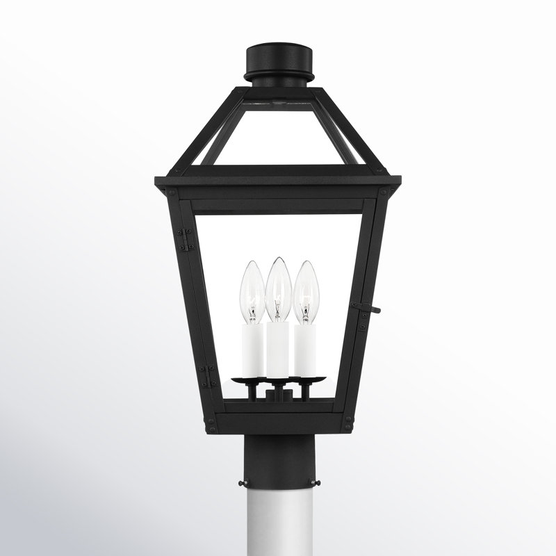 Hyannis 3 - Light Lantern Head, Textured Black