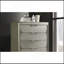 Commode contemporaine en argent à 1 commode à 5 tiroirs