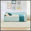 Lit de jour simple, canapé-lit convertible polyvalent 3 en 1 Gingham avec couchette coulissante et poches de rangement latérales, idéal pour les petits espaces-131377785-131377784
