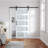 Glass Wood Barn Door with Installation Hardware-98175136