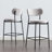 Medfield 26'' Modern Upholstered Bar Stools with Curved Backrest-347667742