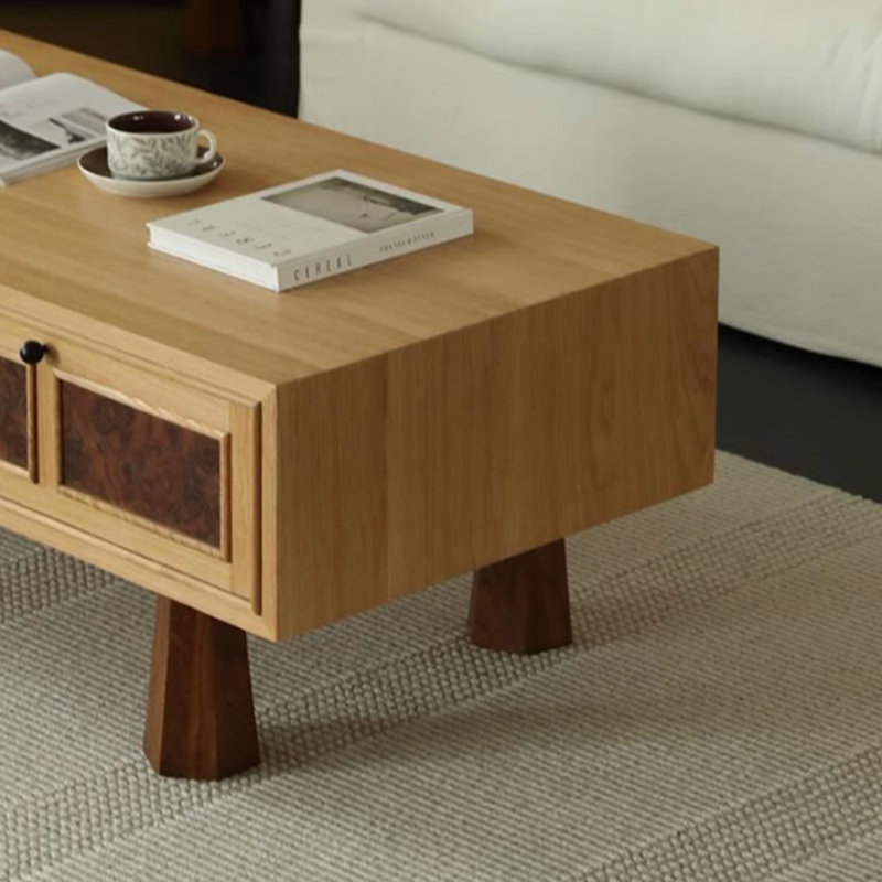 Table basse rétro et niche