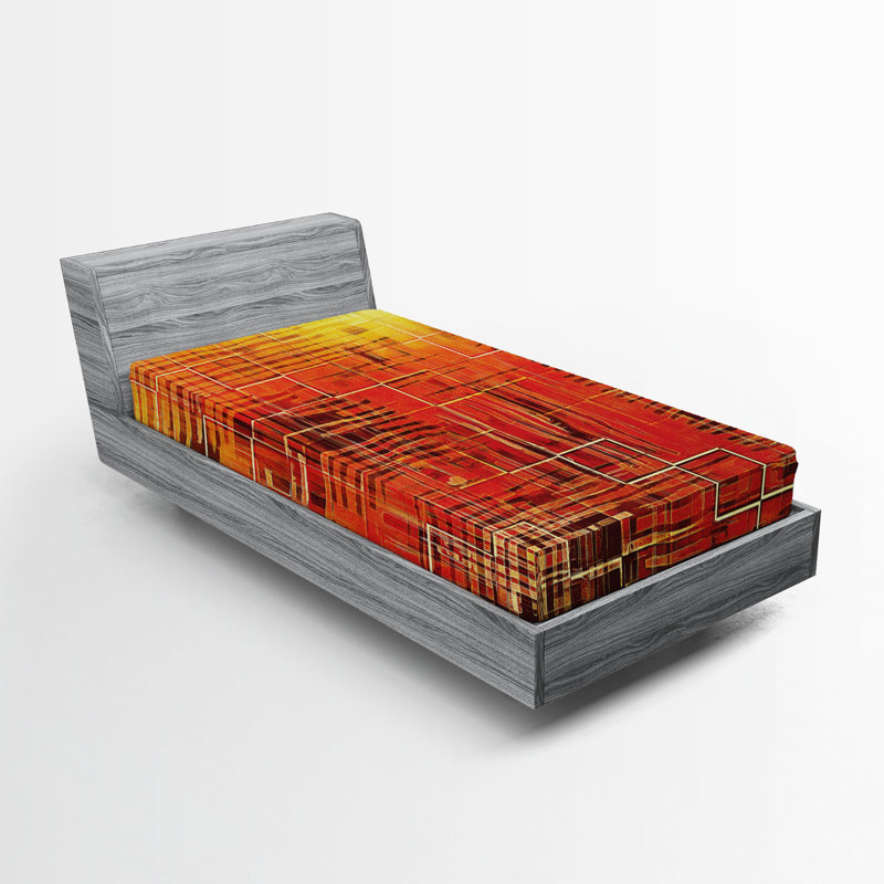 Ensemble de 2 draps-housse Ambesonne, Drap-housse simple très long