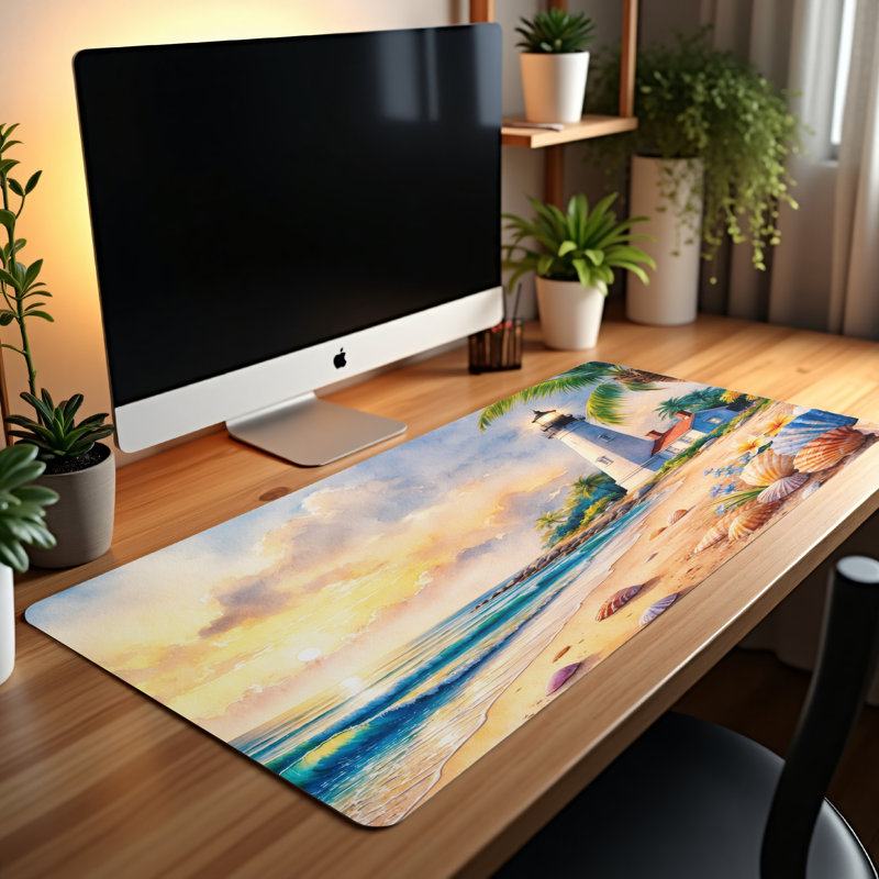 Polyester Desk Pad, 23.6x13.8