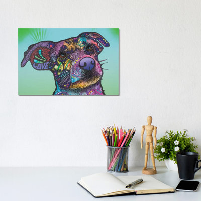Beaker, Jack Russell Terrier by Dean Russo - Wrapped Canvas Print