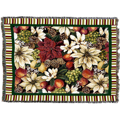 Couverture en poinsettia Pure Country Weavers Magnolia par Elena Vladykina