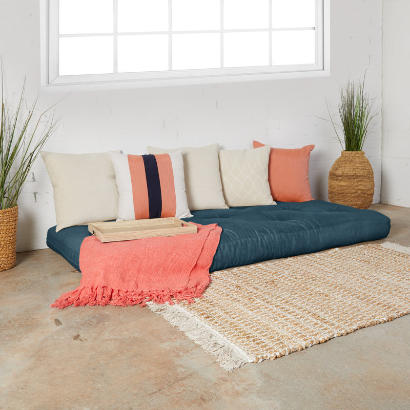 Matelas de futon en mousse froide Harding, Rouge, 12"