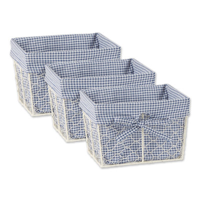 Ensemble de paniers en tissu