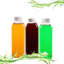 Bouteilles à jus en plastique transparent 12 oz avec bouchons - pour jus, lait, smoothies, pique-nique et préparation de repas Ecoqualité (10)