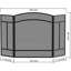 Pare-étincelles 3 panneaux en fer forgé L 48 po x H 29 po (noir)-933921207-933921205