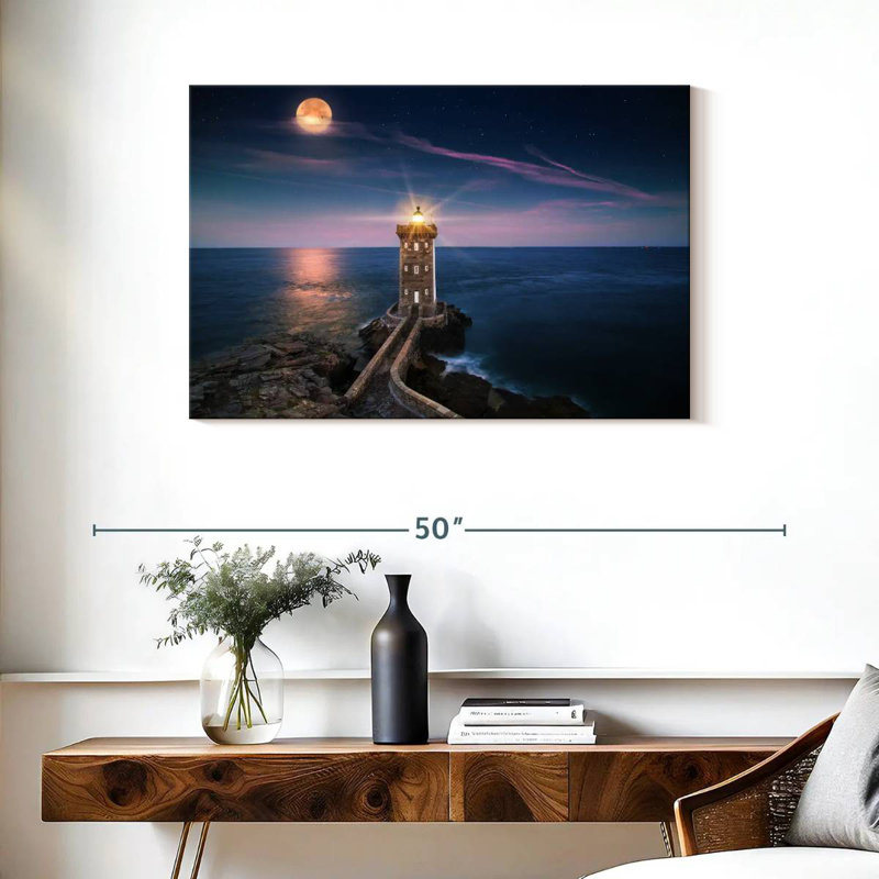 Lighthouse beach Aletra, H 24 po x l 36 po