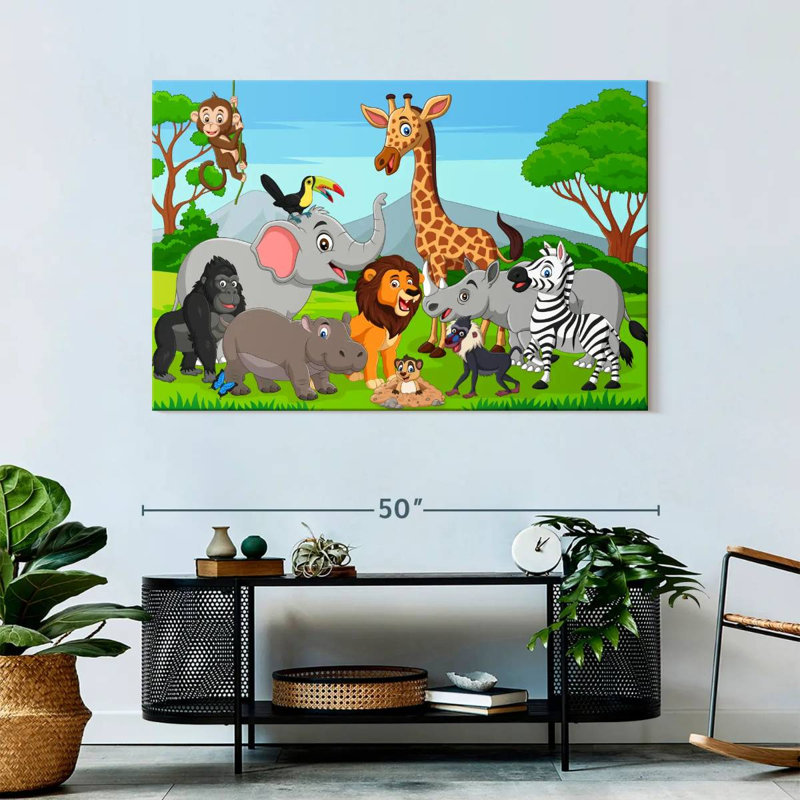 Caricature d'Ashelle pour enfants, H 32 po x l 48 po
