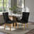 Tufted Velvet Wing Back Side Dining Chairs-792751471-747323153