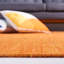 Tapis en laine / coton orange tissé à la main Brandal-1969349399
