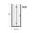 Pivot Bifold Frameless Glass Shower Door-127317706