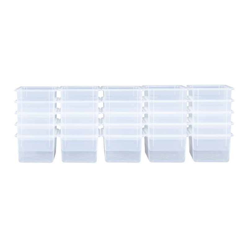 Bac en plastique, Translucide clair