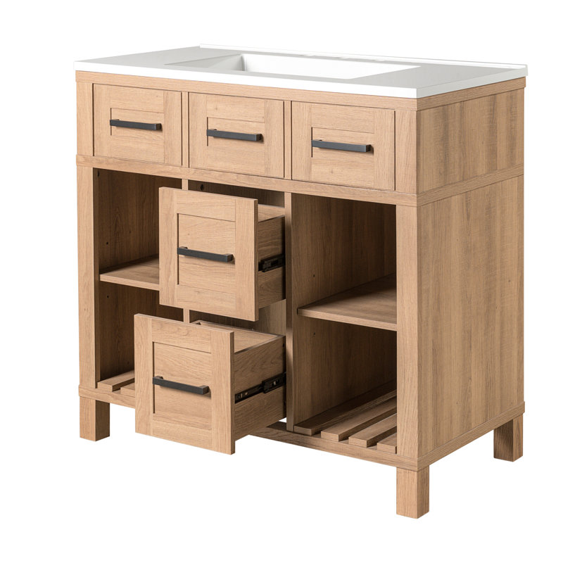 Meuble-lavabo en bois, 36