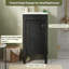 Petit meuble-lavabo avec lavabo en céramique, tablette réglable, charnières à fermeture douce-784750932