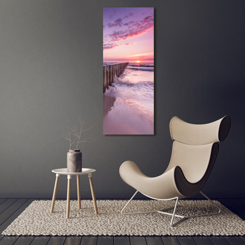 Breakwater - Wrapped Canvas Print
