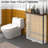 Wylo Manufactured Wood,Metal Freestanding Over The Toilet Storage