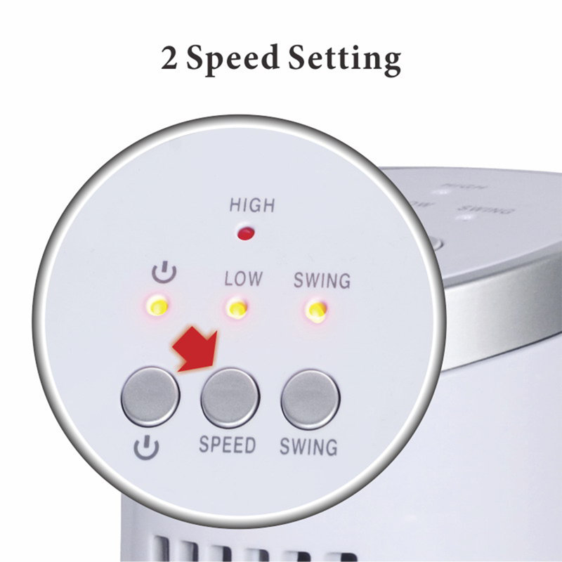 Optimus 12" Oscillating Tower Fan