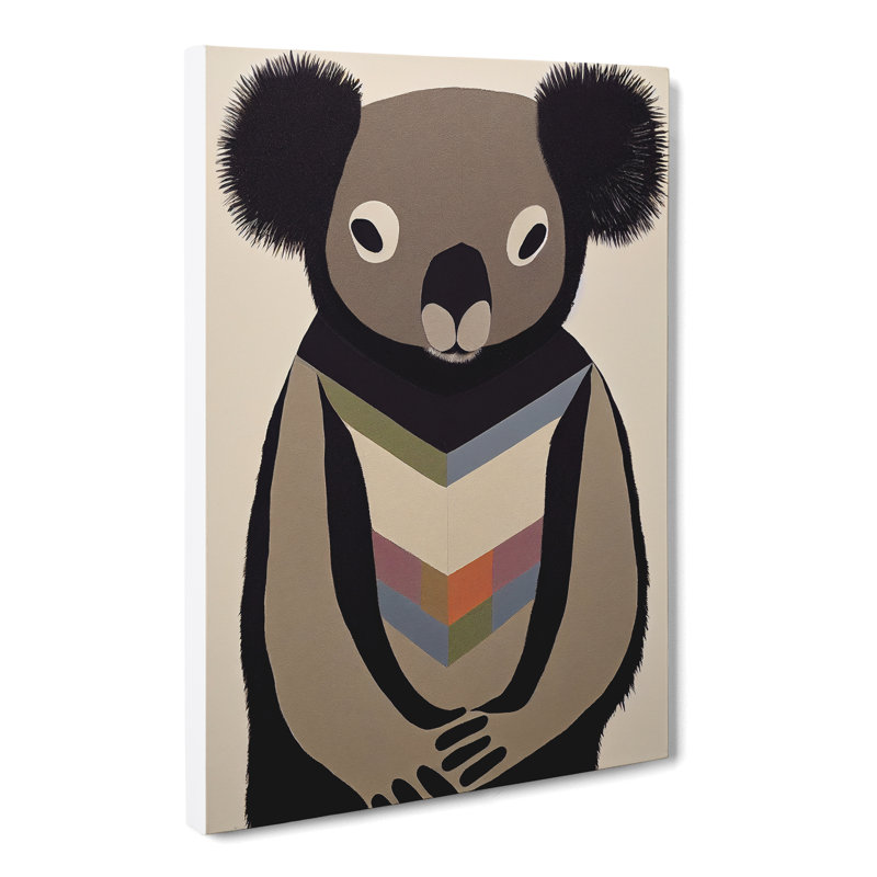 Koala Bear Abstract Vol.3 - Wrapped Canvas, 76cm H x 50cm W x 3cm D